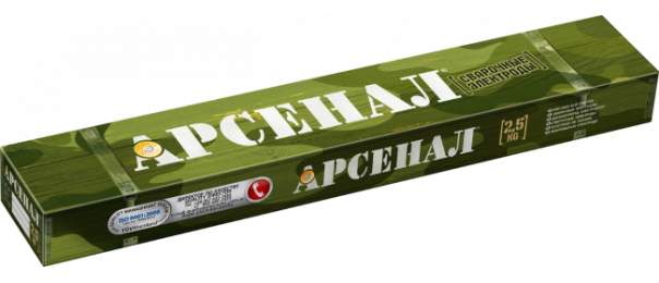 Электроды сварочные Арсенал МР-3, ф 3 мм (уп-2,5 кг) купить с доставкой в Новоклемово