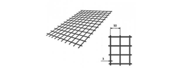 Сетка сварная (дорожная) 50х50х3мм 1х2м купить с доставкой в Новоклемово